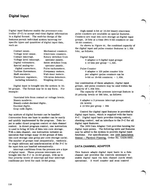 Systems Reference Library - All about the IBM 1130 Computing ...