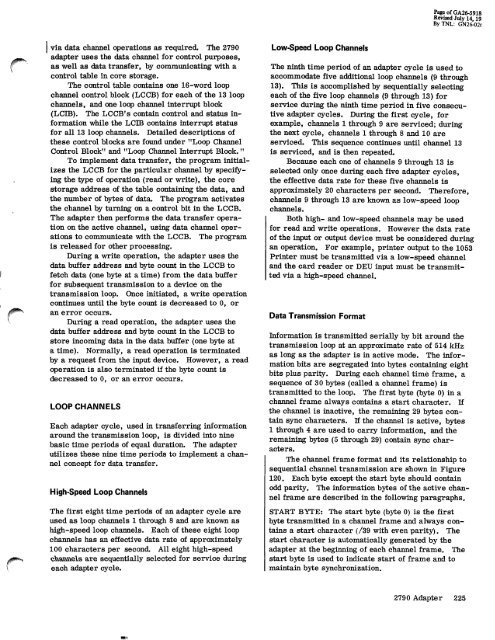 Systems Reference Library - All about the IBM 1130 Computing ...