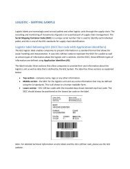 Sample summary document - NiceLabel