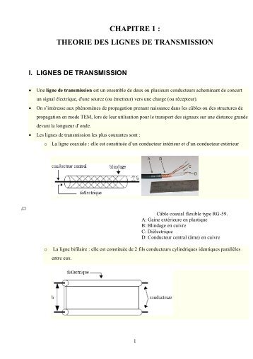 CHAPITRE 1 : GENERALITES