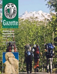 Summer 2012 Gazette - The Alpine Club of Canada