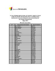 PublicaciÃ³n Listado Clientes FAOV MAYO 2013 - Banco de Venezuela