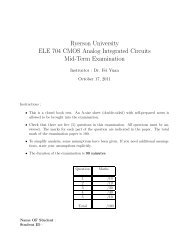 ELE704 mid-term exam. - Ryerson University