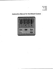 Instruction Manual for the Eliwell Control - Despatch Industries