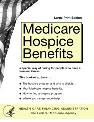 Your Medicare Hospice Benefits - Medicare.gov