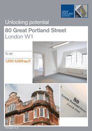 80 Great Portland Street London W1 - Great Portland Estates