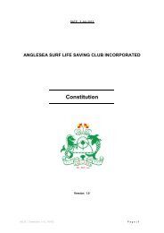 Constitution - Anglesea Surf Life Saving Club