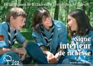 Tract - Eclaireuses et Eclaireurs Unionistes de France