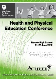 Health and Physical Education Conference - ACHPER QLD