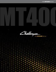 MT400B Brochure - Challenger