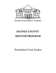 Handbook for Gifted Education Programs - Oconee County Schools