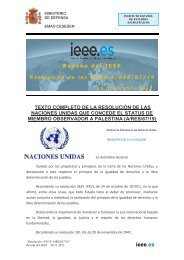 ResoluciÃ³n de las NNUU A/RES/67/19. - IEEE