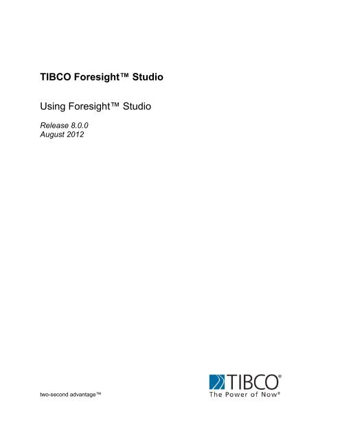 Doc-To-Help Standard Template - TIBCO Product Documentation