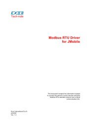 Modbus RTU Driver for JMobile