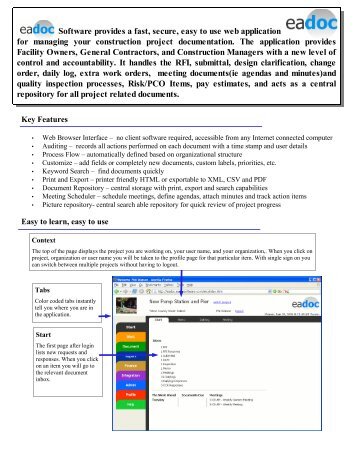 Software provides a fast, secure, easy to use web ... - EAdoc