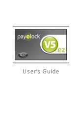 PayClock EZ 2004 User's Guide - Lathem Time Corporation