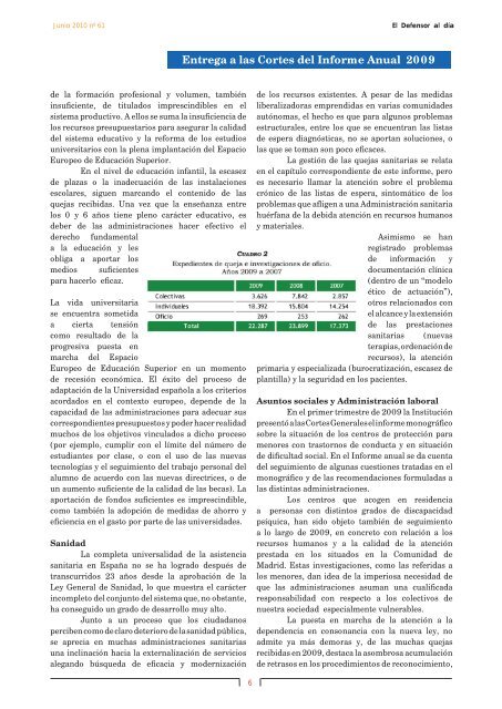 Revista El Defensor al DÃ­a - Defensor del Pueblo