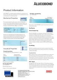 Product Information (PDF) - Alucobond Architectural