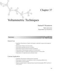 Chapter 37: Voltammetric Techniques