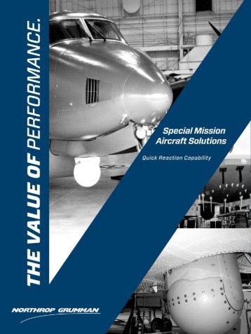 Special Mission Aircraft Solutions - Northrop Grumman Corporation