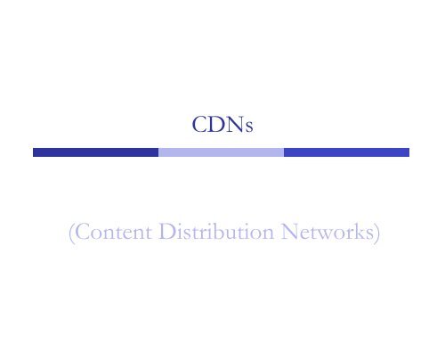 Internet Exchange Points (IXPs)