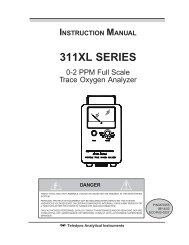 311XL SERIES - Teledyne Analytical Instruments