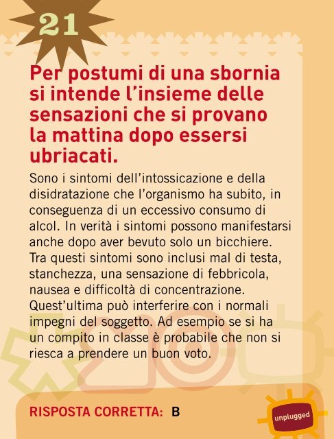 Una lattina di birra contiene droga?