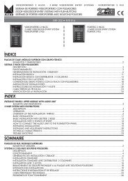 ÃNDICE INDEX SOMMAIRE - Alcad