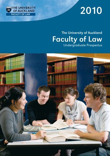 Faculty of Law - The University of Auckland