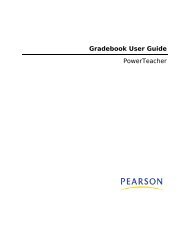 PowerTeacher Gradebook 2.1 User Guide