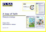 A Leap of Faith (Malaysia Strategy)