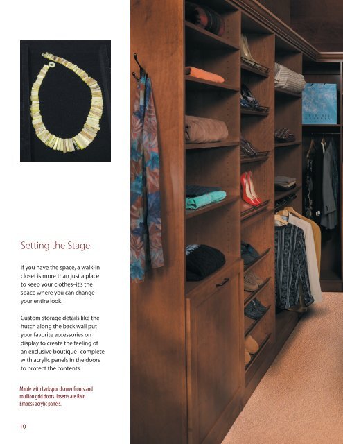 Closets Plus Brochure (PDF 8M) - Canyon Creek Cabinet Company