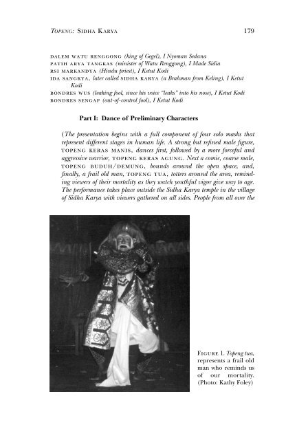 Topeng Sidha Karya: A Balinese Mask Dance - Yavanika