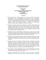 UU No. 36 Tahun 1999 tentang Telekomunikasi.pdf - Komisi ...