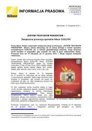 INFORMACJA PRASOWA - PressDoc