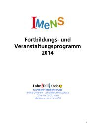 Fortbildungs - IMeNS Portal - Lahn-Dill-Kreis