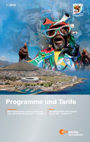 Programme und Tarife - ZDF Werbefernsehen