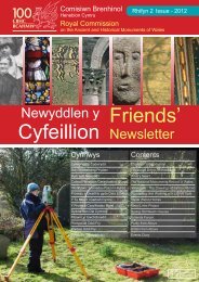 Newyddlen y Cyfeillion - Royal Commission on the Ancient and ...