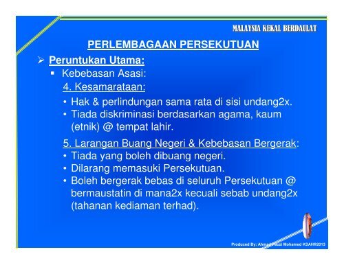 Nota 3: Perlembagaan Persekutuan 1