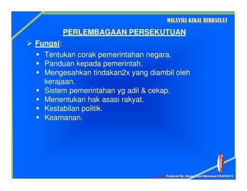 Nota 3: Perlembagaan Persekutuan 1