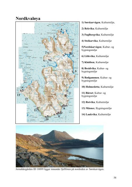Registrering av kulturminner pÃ¥ NordkvalÃ¸ya - Troms fylkeskommune