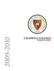 11315-12 Annual Report 2010 - Caldwell College