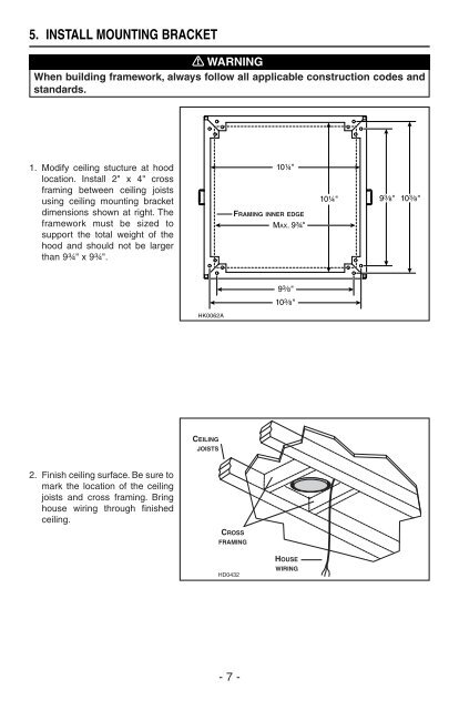 Installation Manual - Venmar