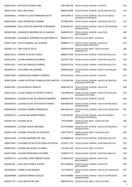 Convocação para Provas Escritas - OCB
