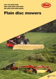 Plain disc mowers - ACI Distributors