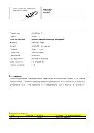 Storia del documento: DATE VERSION ... - SUPSI Space Lab