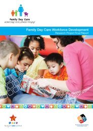 Family Day Care Workforce Development - Community Services ...