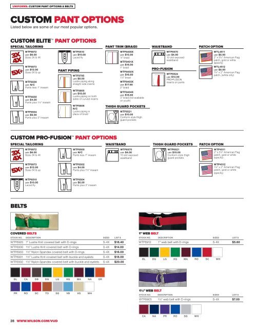 PDF catalog - Wilson