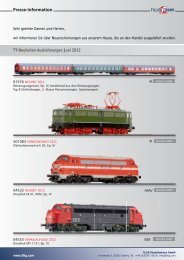 TILLIG Modelleisenbahn Neuheiten in Spur TT - Modellbahn-Portal.de