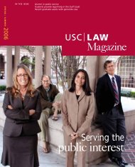 public interest - USC Gould School of Law - University of Southern ...